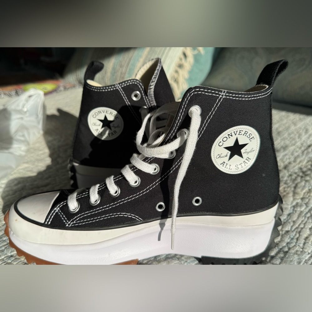 Chuck Taylor® All Star® Run Star Hike High Top Platform Sneaker (Unisex) - Picture 7 of 15